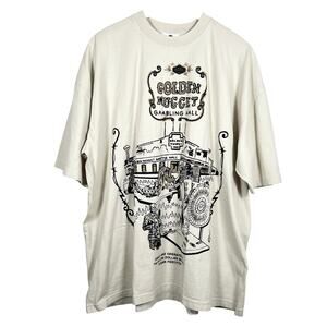 Warren Lotas Tan Golden Nugget Premium Shirt XXL 25x32